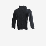 Black shirt, front view