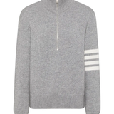 grey knitwear, front view