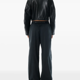 Black pants,full body view