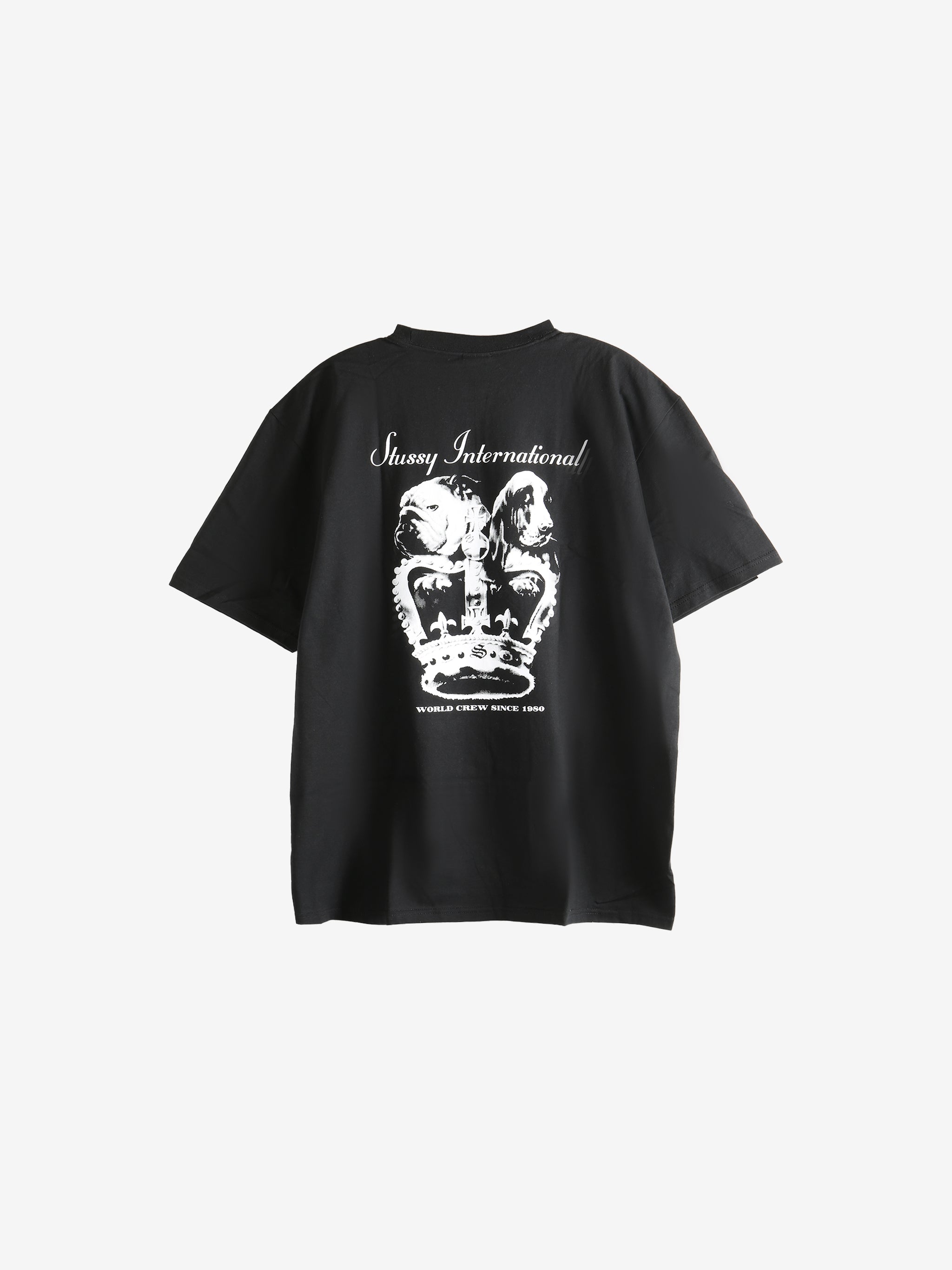 Black t-shirt,back view