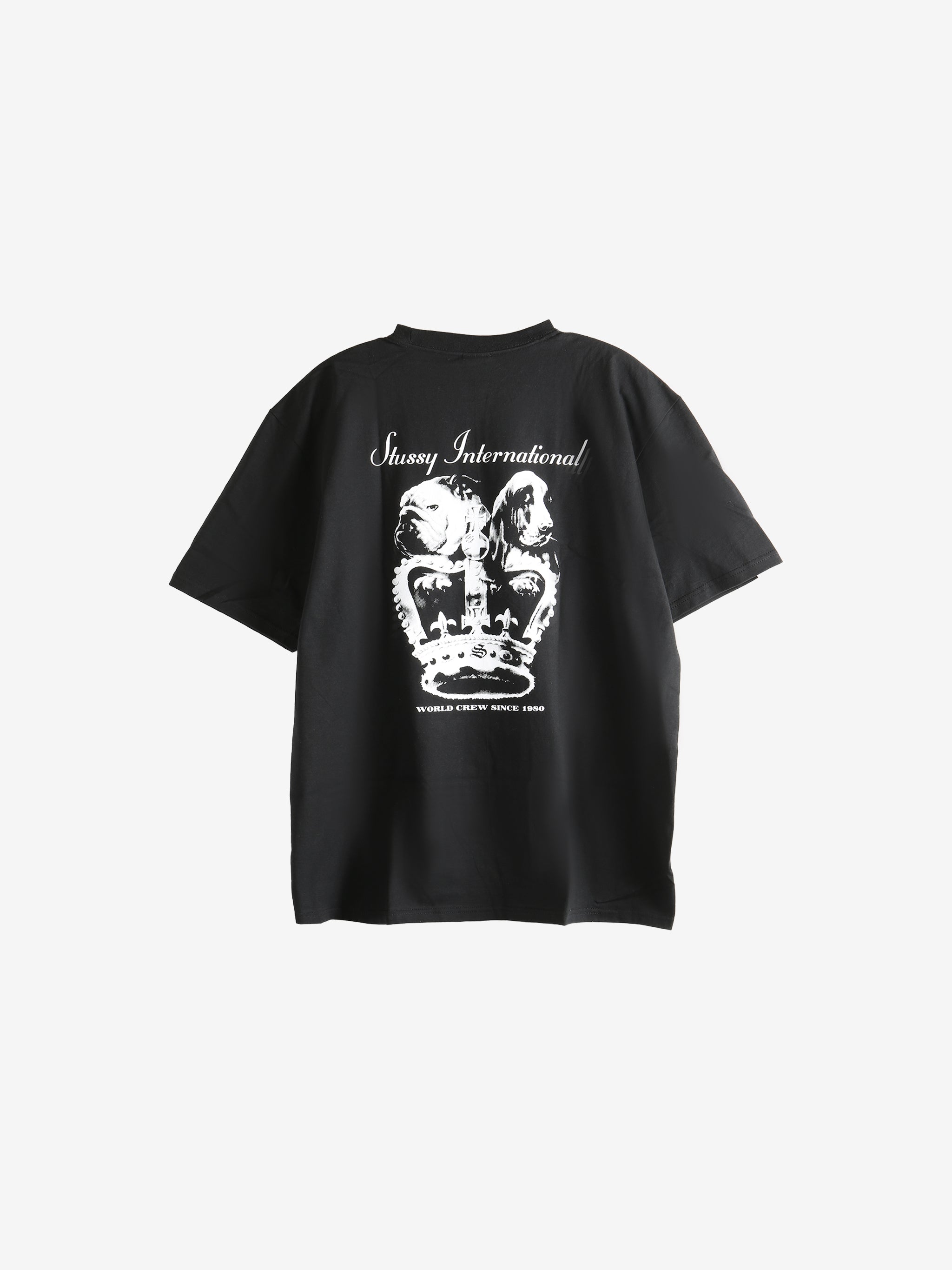 Black t-shirt,back view