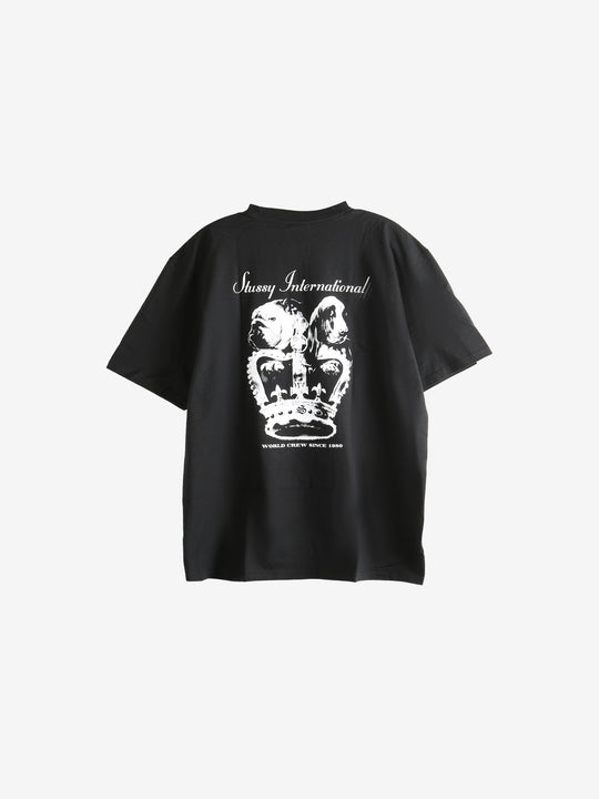 Black t-shirt,back view