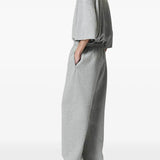 Grey pants, fullbody view