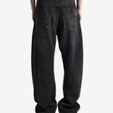 DOUBLET - Unisex Smoke Embroidery Denim Pants