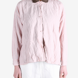 Pink shirt, full body view