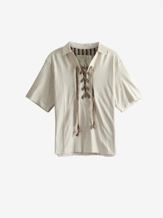 Tan t-shirt, front view