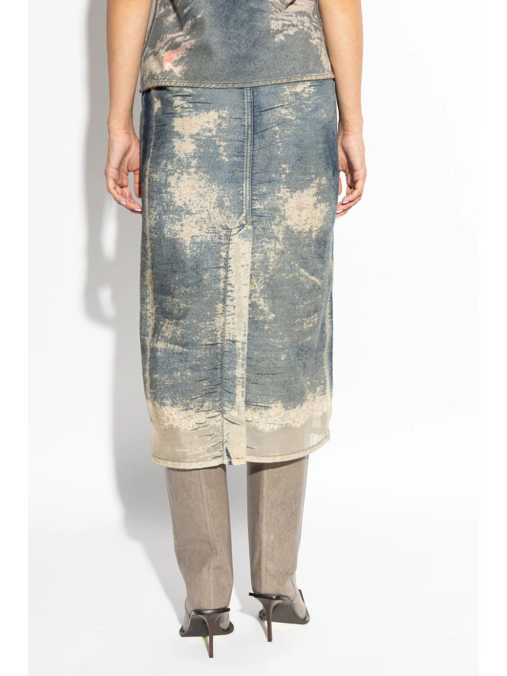 DIESEL - Women Oval De-Pra-Fsf Skirt