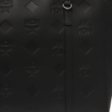 Close up of  Black bag ,showing texture of the Calf Leather