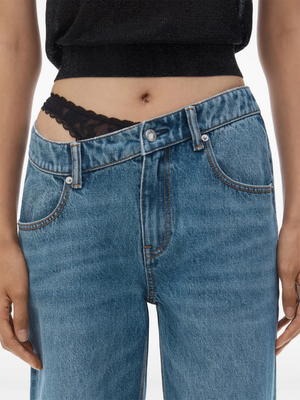 ALEXANDER WANG - Women Lace Undie Dip Side Jean