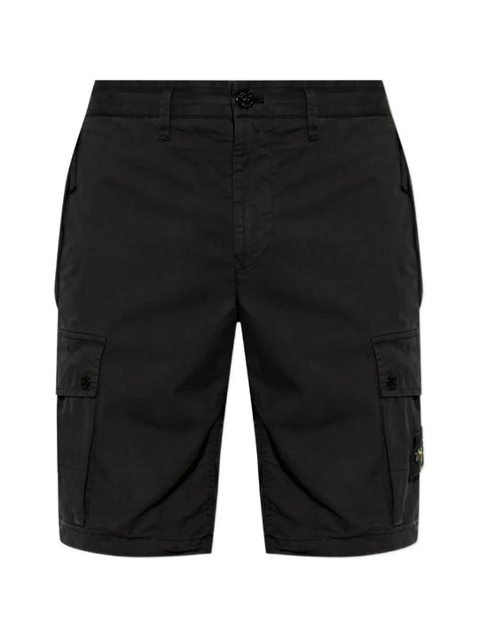 Black shorts, front view