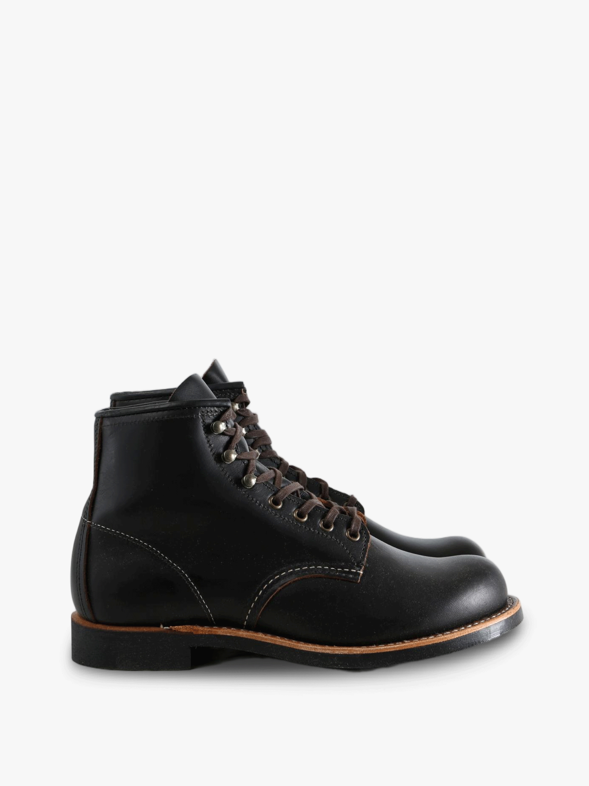 Black boots, side view