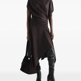 Brown dress, front view