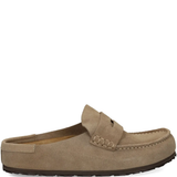 Tan sandals, front view