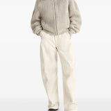 Tan hoodie, front view
