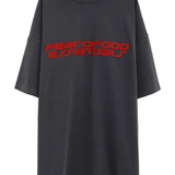 Grey t-shirt,front view