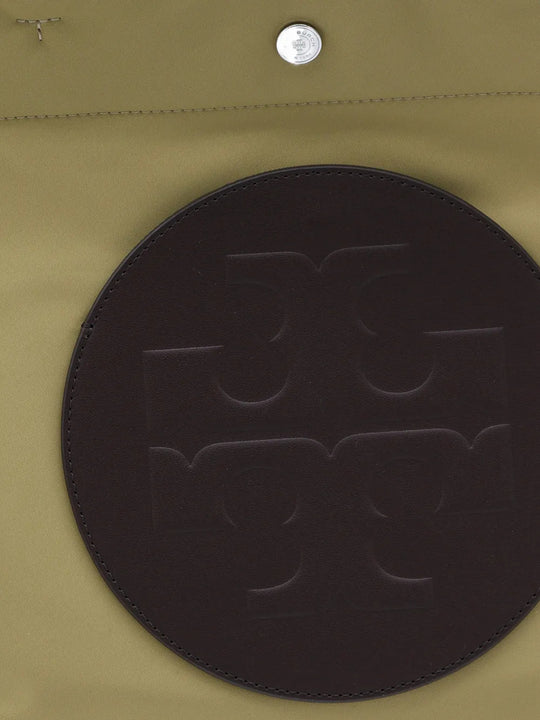 Tan bag, front view