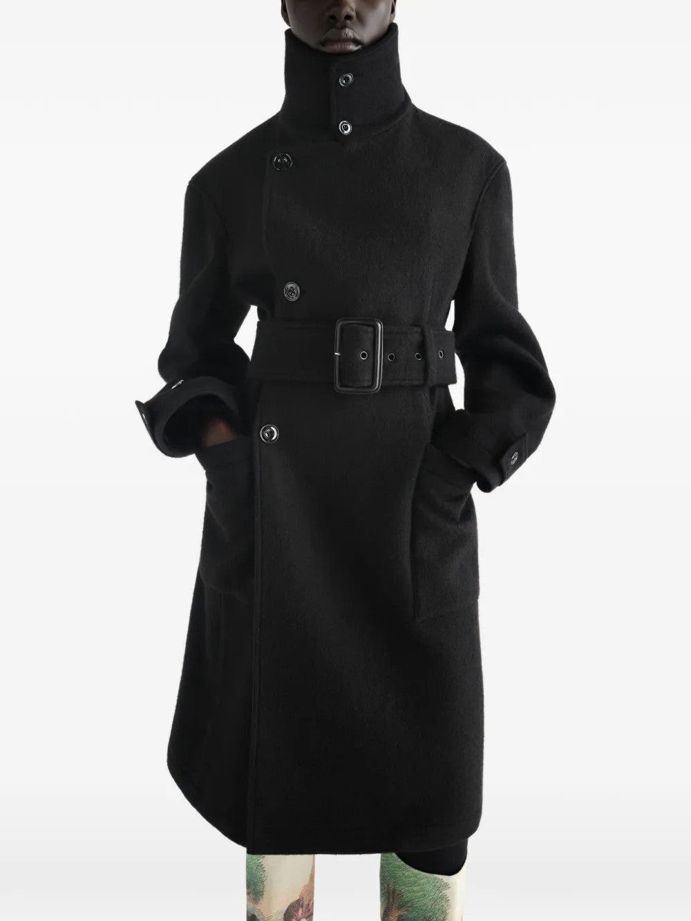 Black jacket, full body view