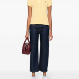 yellow shirt, full body view
