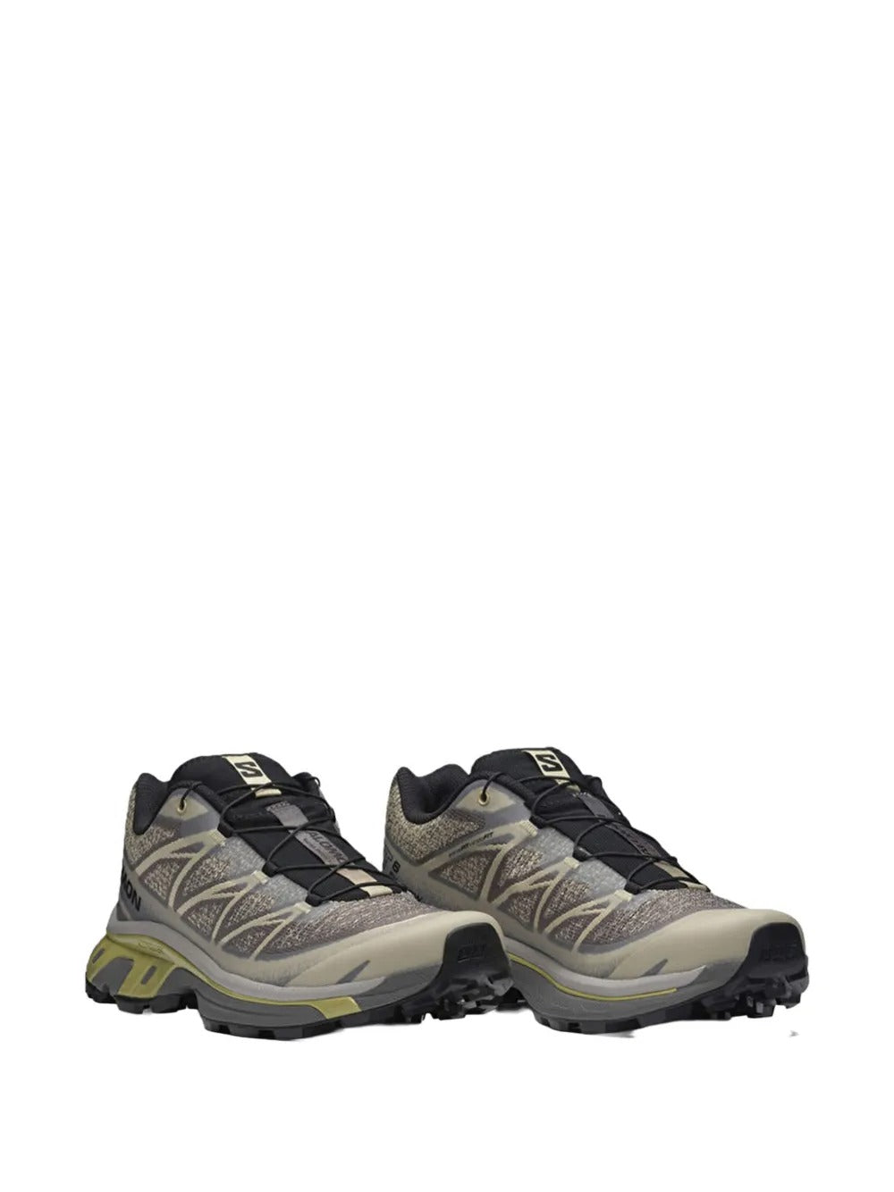 Grey sneakers, side view
