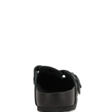 Black sandals,back view