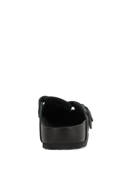 Black sandals,back view