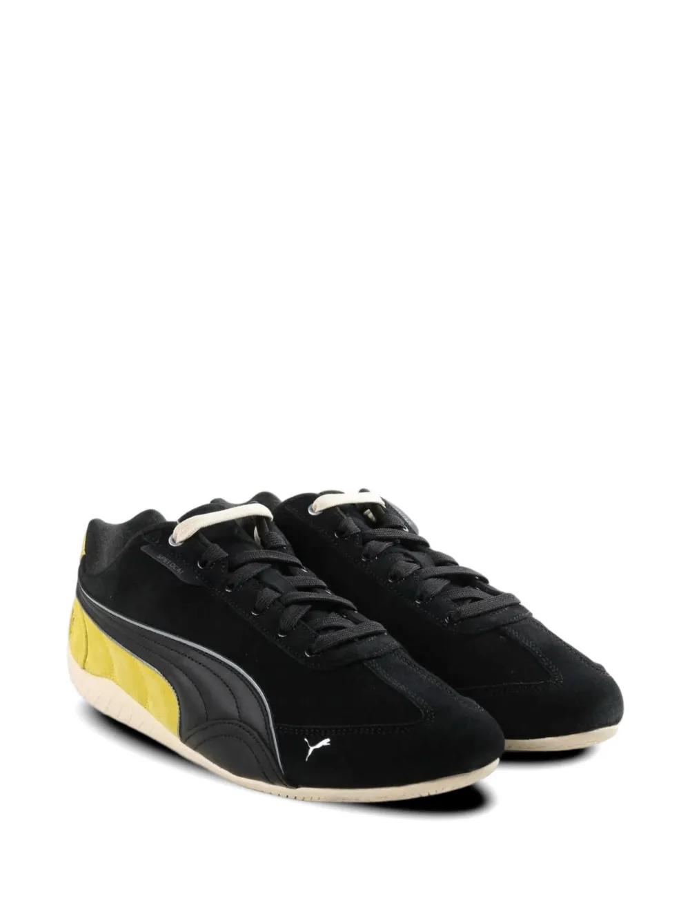 Black sneakers, side view