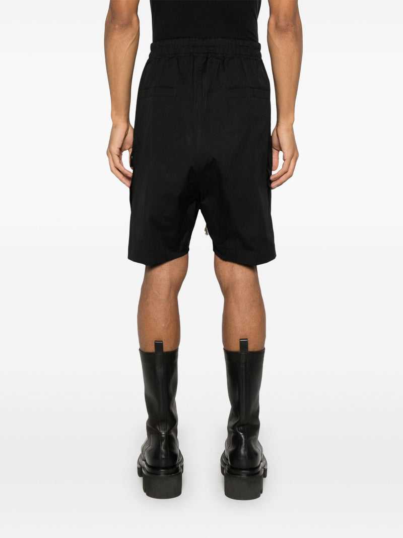 RICK OWENS - Men Heavy Cotton Cargobela Shorts