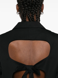 SIMONE ROCHA - Women Back Cut Out Bow Detail Jacket