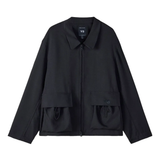 black jacket, front view