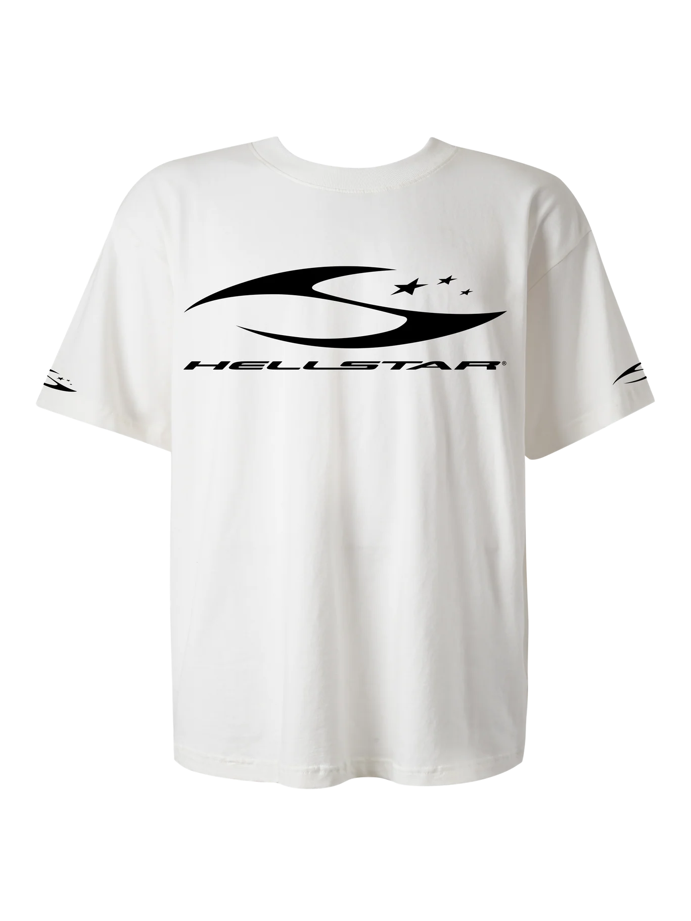 White t-shirt, front view