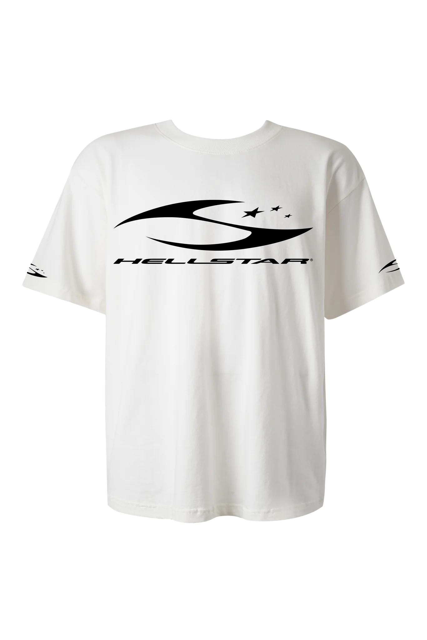 White t-shirt, front view