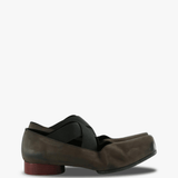 Brown shoes, side view
