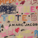 Close up of pink bag,showing texture of the cotton fabric