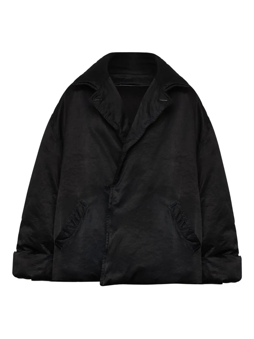 Black jacket, front view