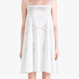 White dress, full body view