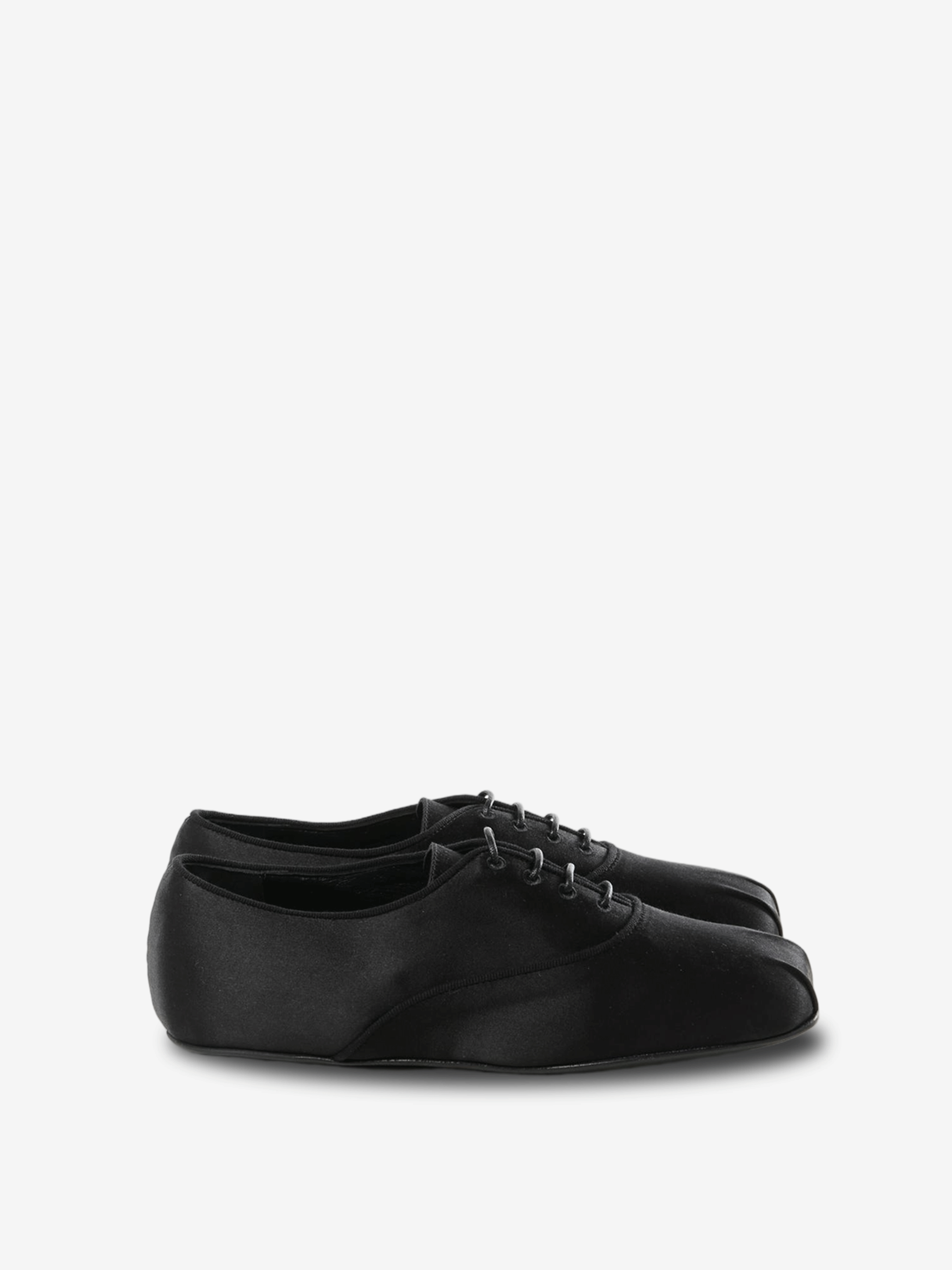 Black shoes, side view