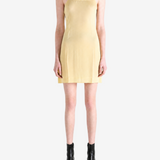 Yellow dress, full body view