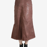 RICK OWENS DRKSHDW - Women Gonna In Denim - Godet Skirt