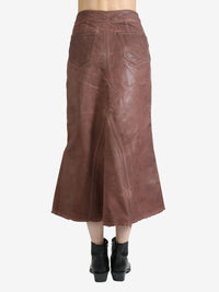 RICK OWENS DRKSHDW - Women Gonna In Denim - Godet Skirt