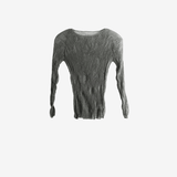ISSEY MIYAKE - Women Chiffon Twist 2 Shirt