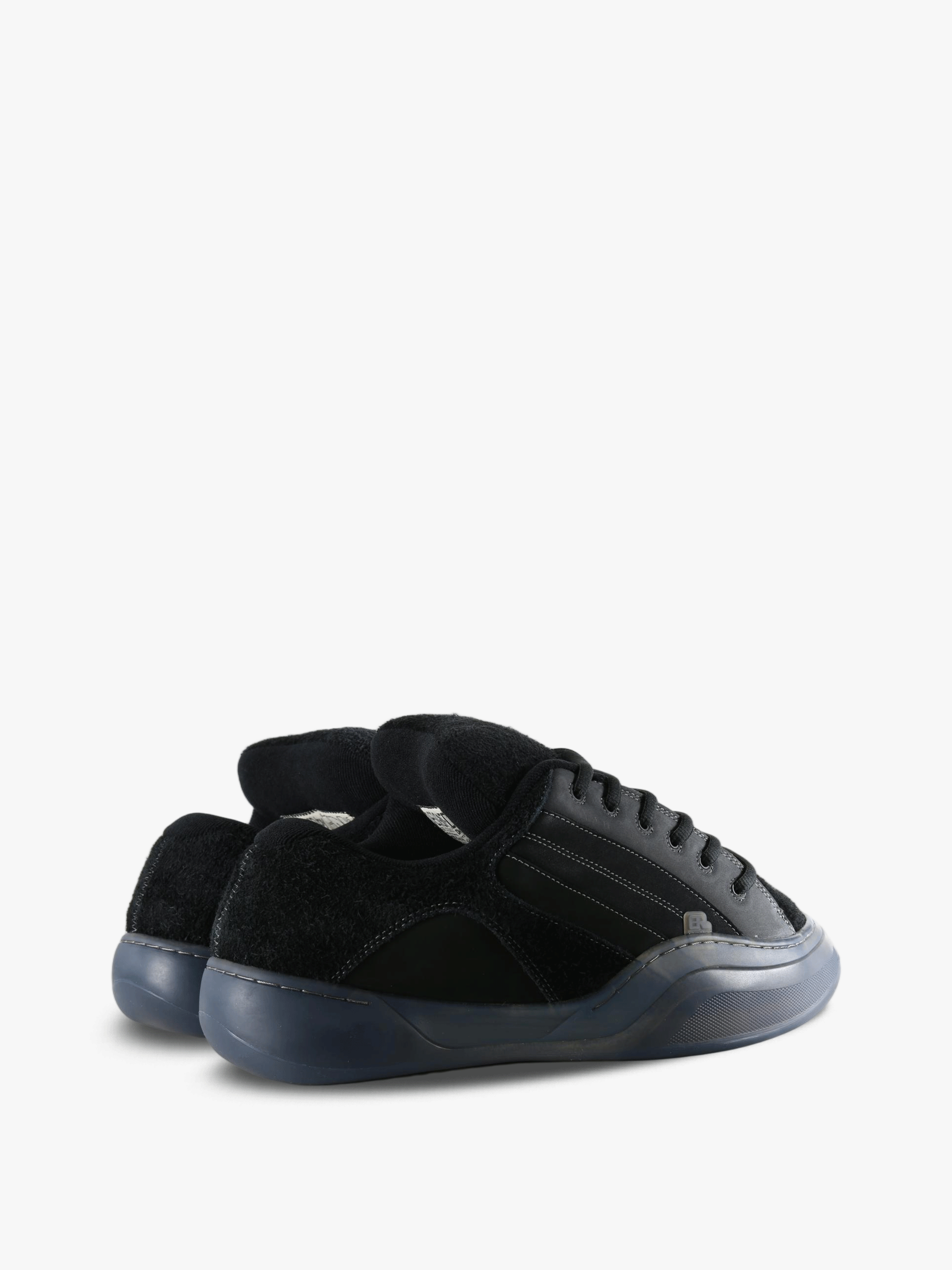 Black shoes, side view