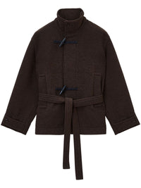 LEMAIRE - Women Short Bathrobe With Contrast Stitch Duffle Coat