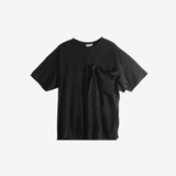 Black t-shirt, front view