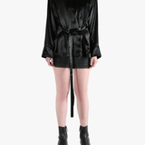 Black top, full body view