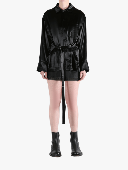 Black top, full body view