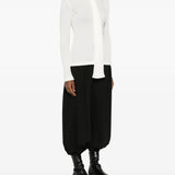 TOTEME - Women Ribbed Bow Blouse Tops