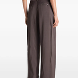 Brown pants, full body view