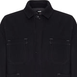 Black shirt, front view