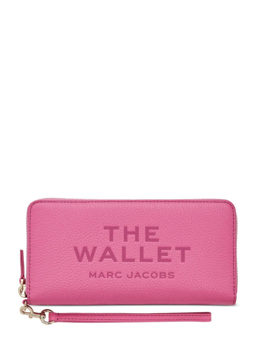 Pink wallet, front view