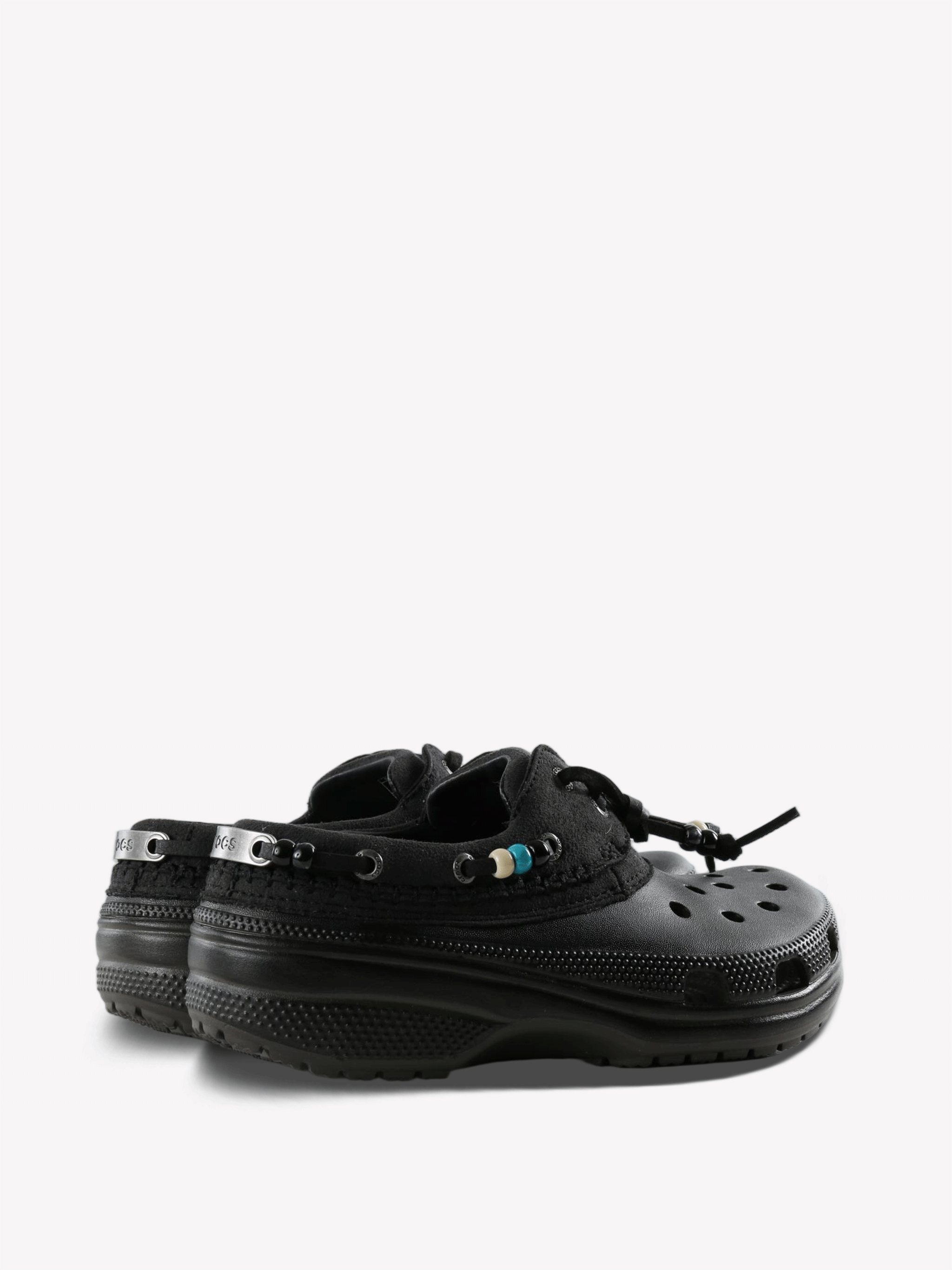 Black shoes, side view